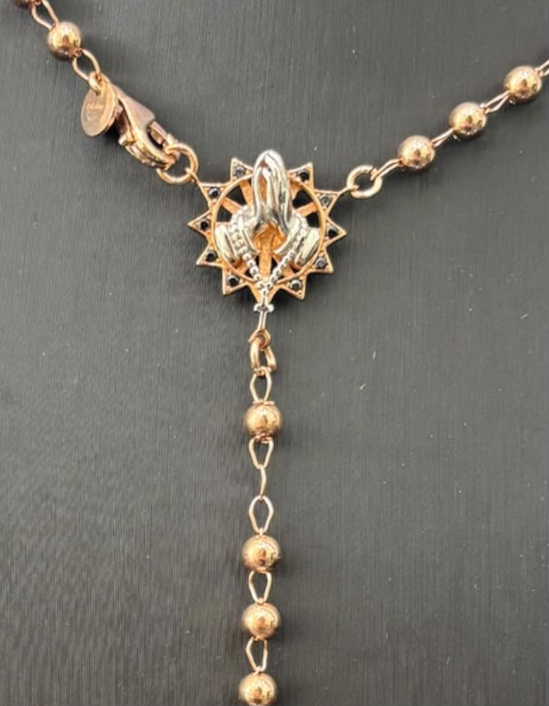PREZIOSI ARGENTO 925 - COLLANA ROSARIO IN ARGENTO 925