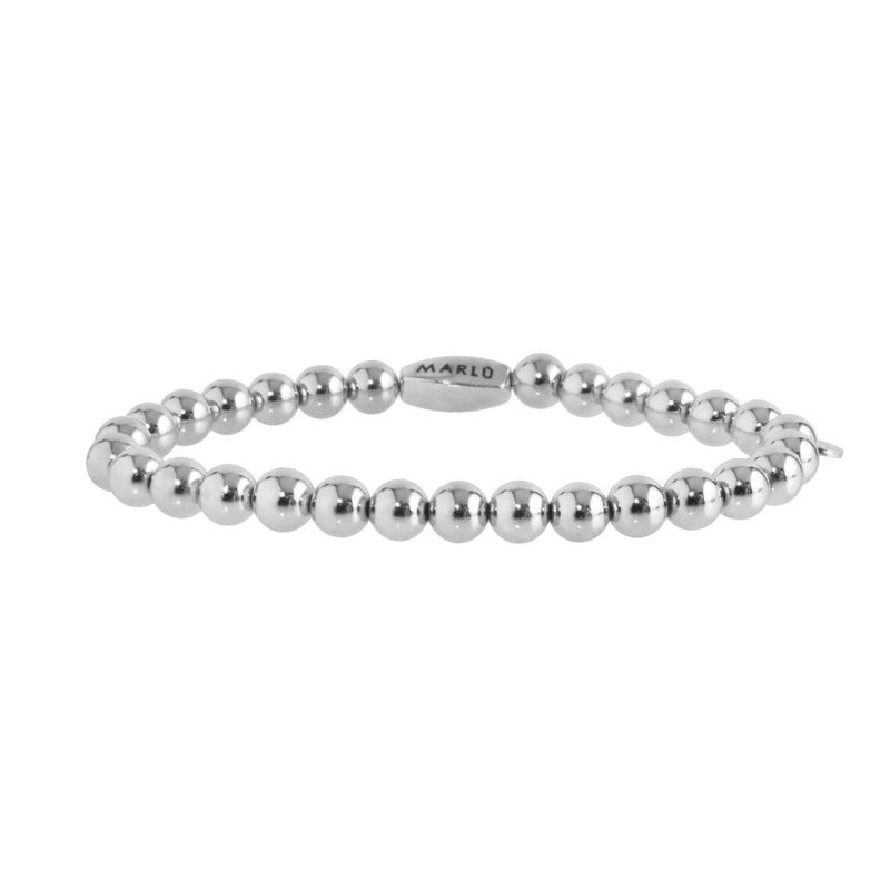MARLU- Bracciale elastico sfere 6mm