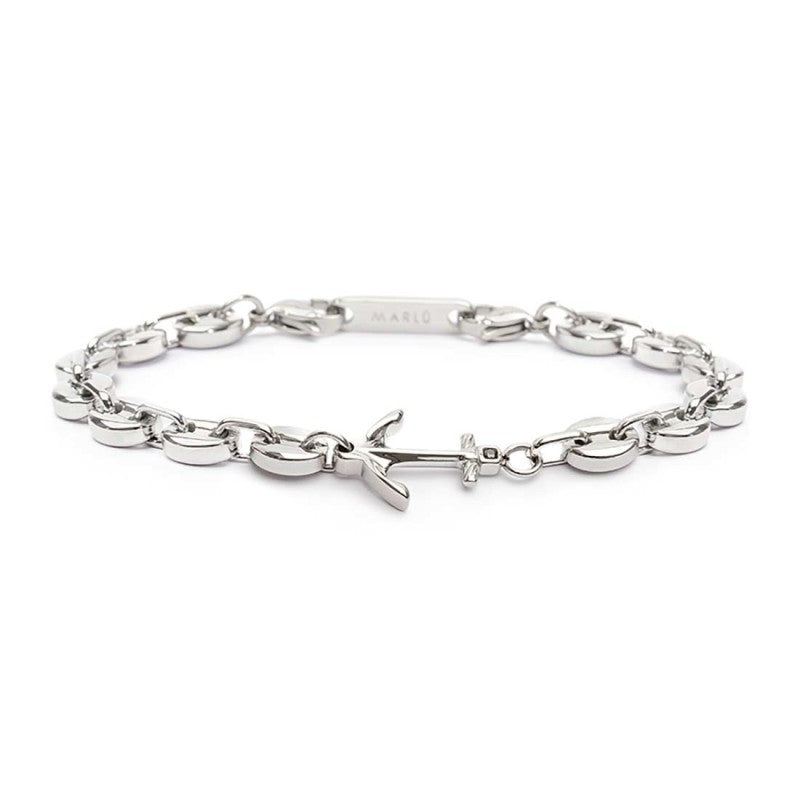 MARLU - Bracciale con ancora catena marine