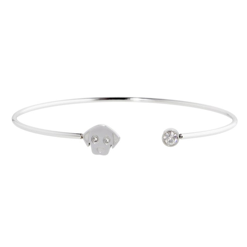MARLU- Bracciale rigido cane con cristalli