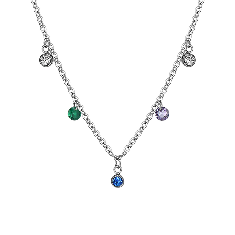 LUCA BARRA- Collana in argento 925 con ciondolo a forma di mela