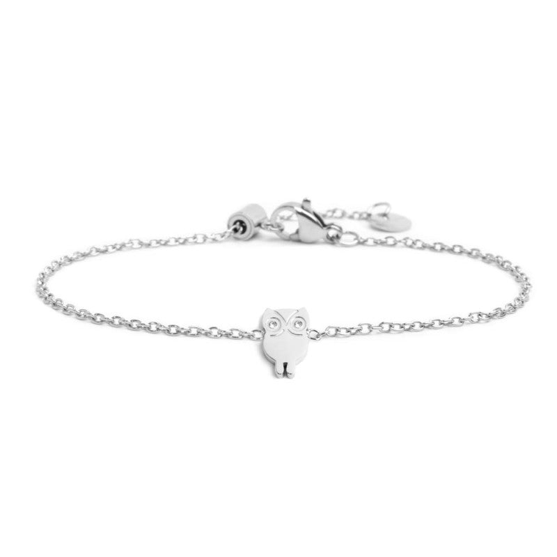 MARLU- Bracciale gufo con cristalli