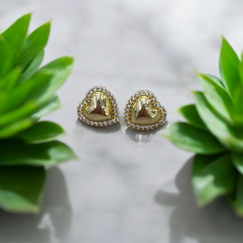 PREZIOSI ARGENTO 925 - ORECCHINI CUORICINO