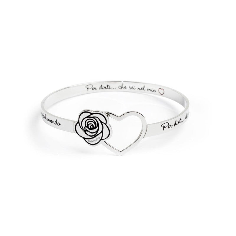 MARLU- Bracciale rigido rosa