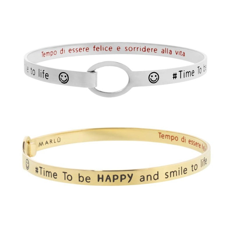 MARLU- Bracciale rigido smile