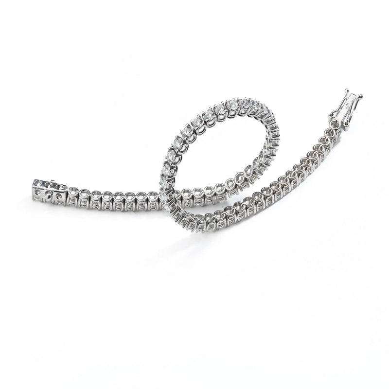 PREZIOSI ARGENTO-Bracciale Tennis in argento 925 con zirconi bianchi