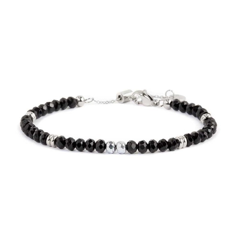 MARLU - Bracciale agata sfaccettata 4mm