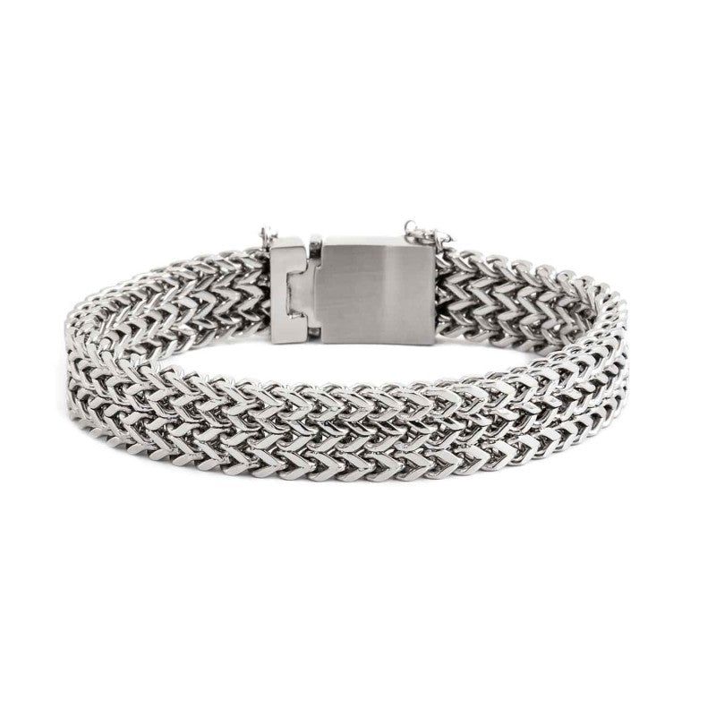 MARLU - Bracciale catena fish bone 12,3mm