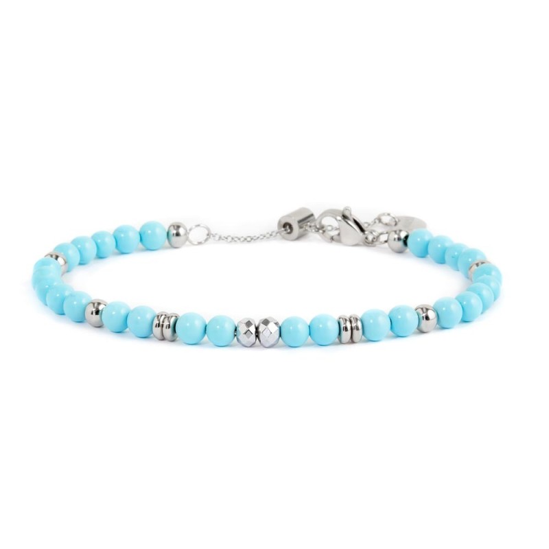 MARLU - Bracciale turchese sfaccettato