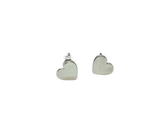 PREZIOSI ARGENTO-Orecchini cuore in argento 925