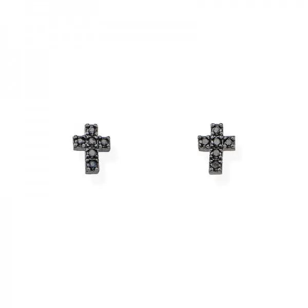 PREZIOSI ARGENTO 925 - Orecchini Croce