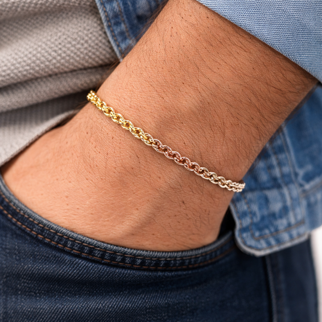 Bracciali in oro uomo