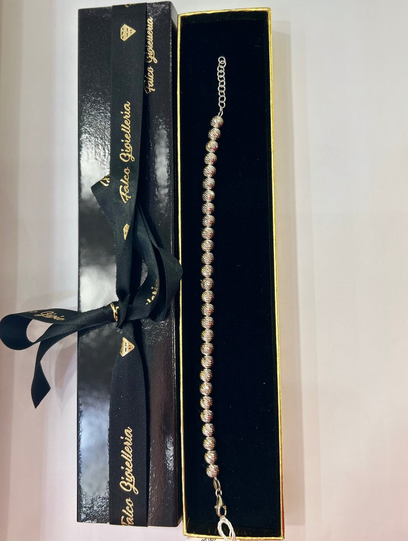 LUCA BARRA-Bracciale in argento mille luci in Argento 925