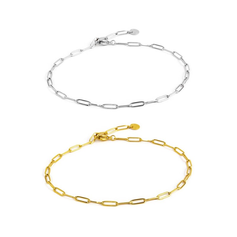 MARLU- Cavigliera catena maglia larga