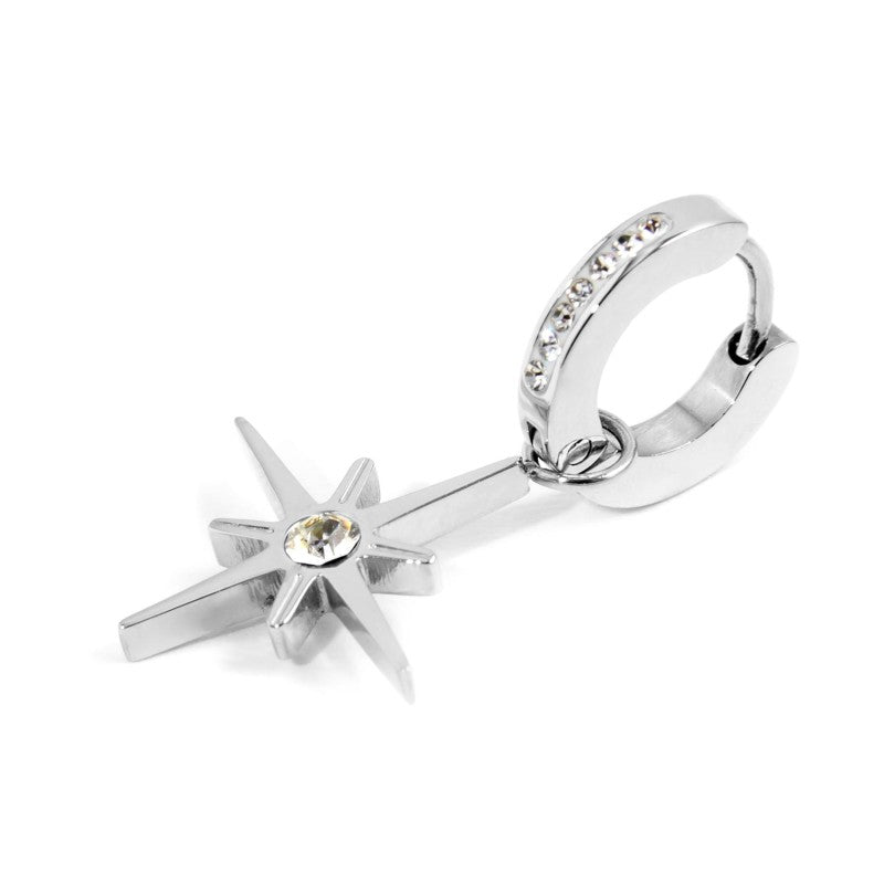 MARLU- Orecchino a cerchio rosa dei venti