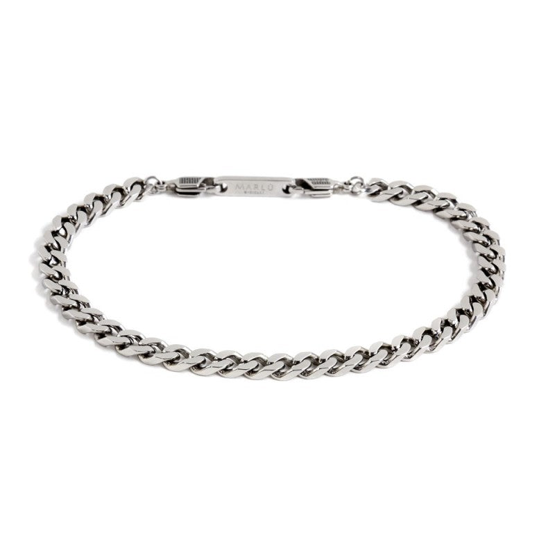 MARLU- Bracciale catena grumetta 4mm