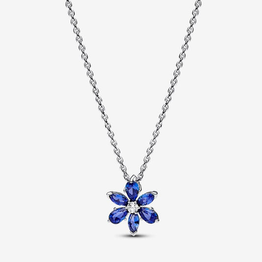 Collana Pendente Herbarium Fiore Blu