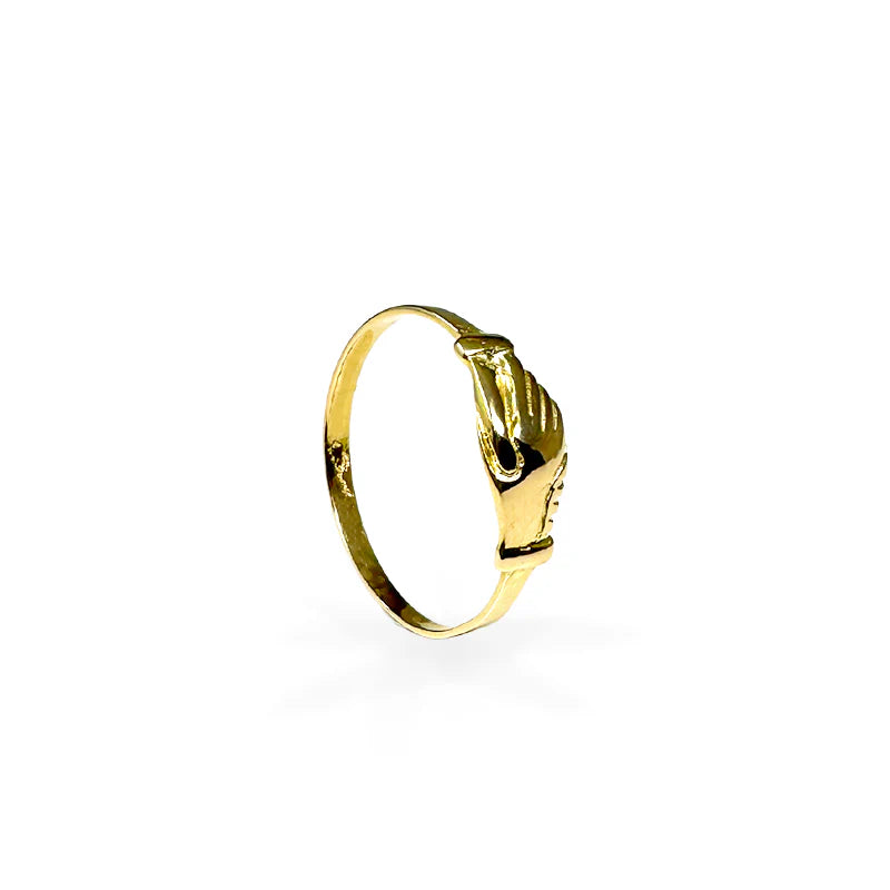 FALCO GIOIELLI - Anello in Oro Stretta di mano - Oro18kt - 1,8 gr.