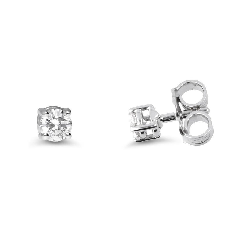 FALCO GIOIELLI  - Orecchini Punto Luce con Diamanti 0,10 ct in Oro 18 kt