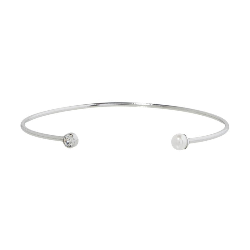 MARLU- Bracciale rigido con perla