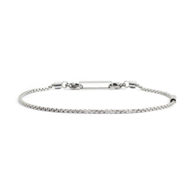 MARLU- Bracciale catena box rounded 2mm