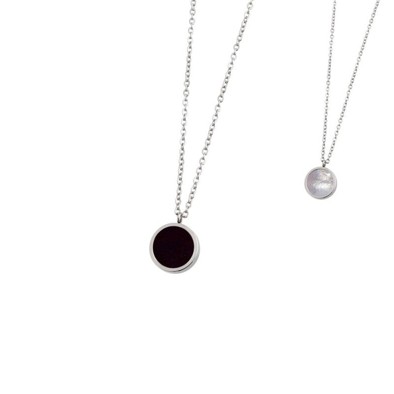 MARLU- Collana con acrilico e madreperla