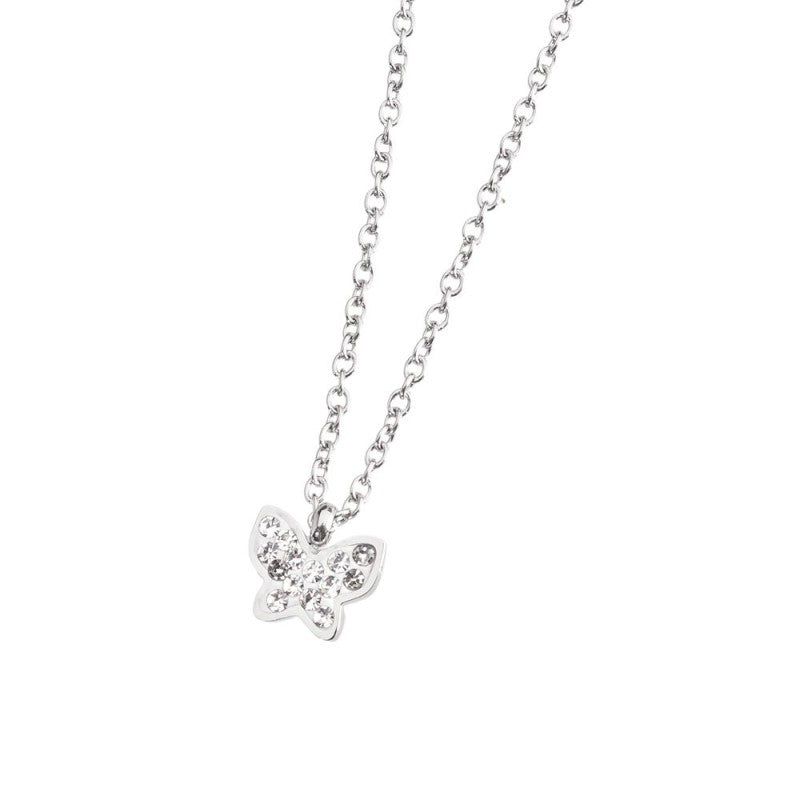 MARLU- Collana quadrifoglio con cristalli