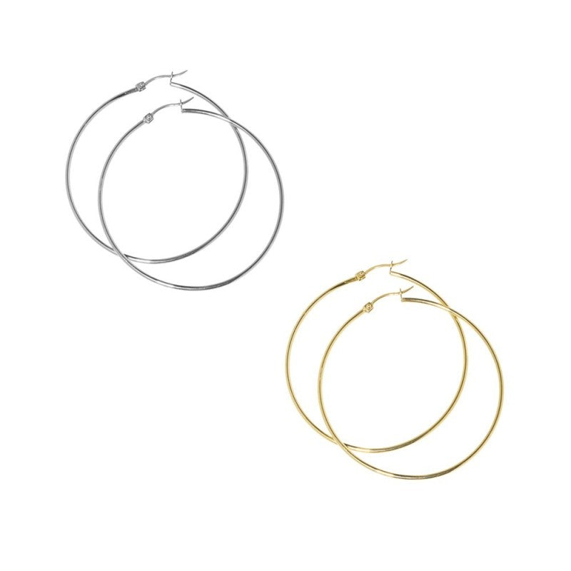 MARLU- Orecchini a cerchio 54mm
