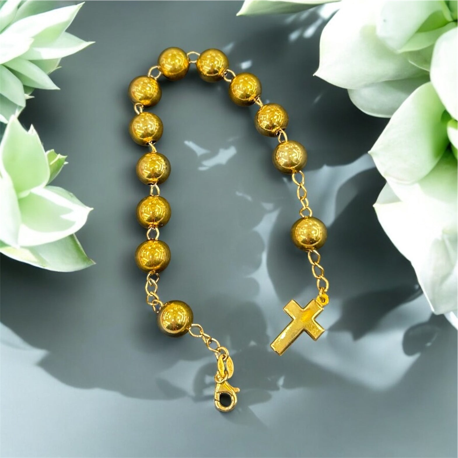 BRACCIALE ROSARIO IN ARGENTO 925