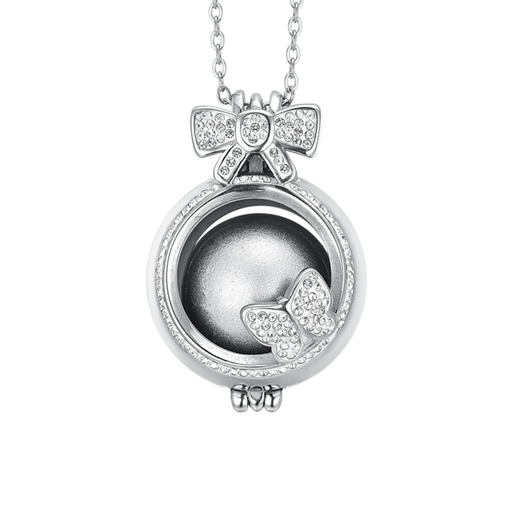 LUCA BARRA - COLLANA CHIAMA ANGELI DONNA CON FIOCCO