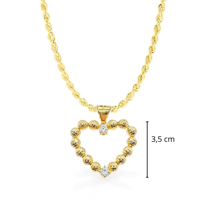 FALCO GIOIELLI - Collana con Cuore Milleluci