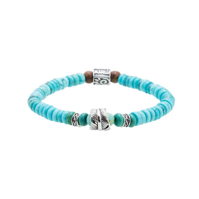 MARLU- Bracciale con piuma