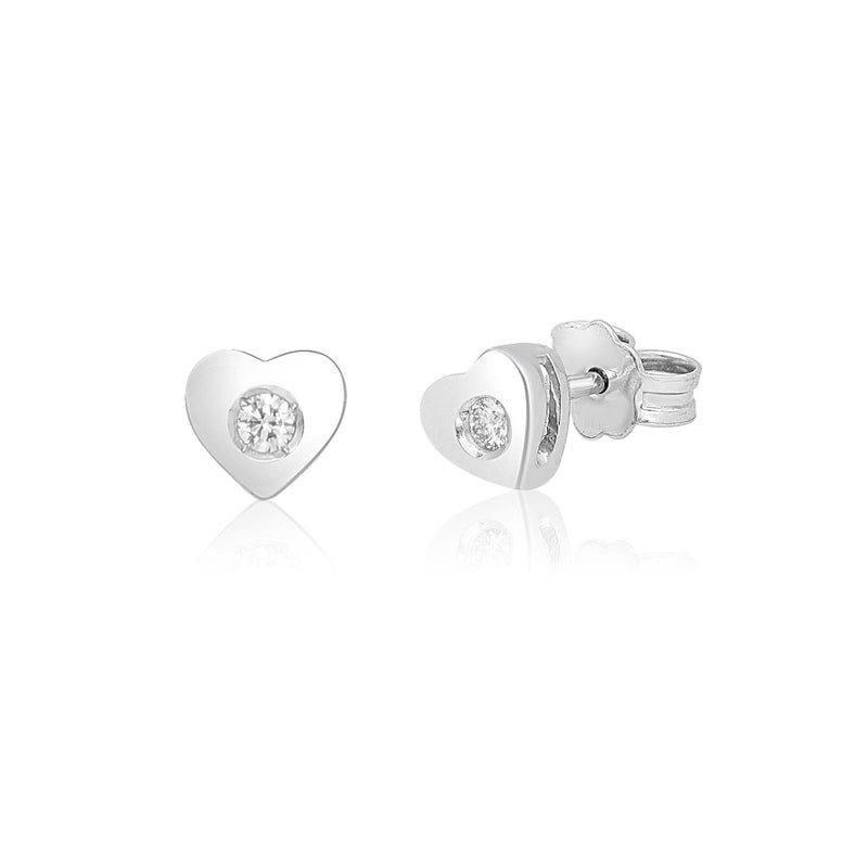 FALCO GIOIELLI  - Orecchini Punto Luce con Diamanti in Oro Bianco 18 kt Falco Gioielli