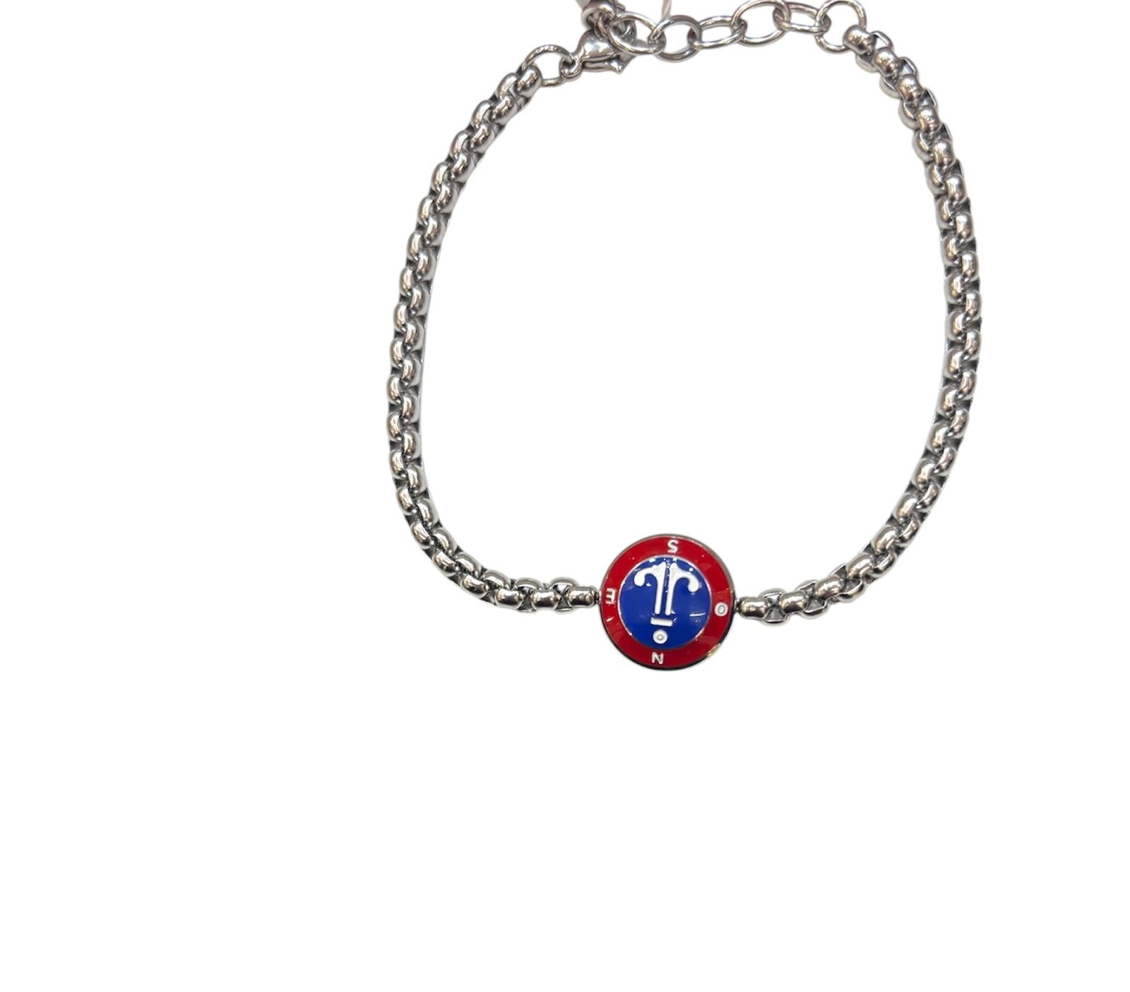 LUCA BARRA - BRACCIALE UOMO CON ANCORA