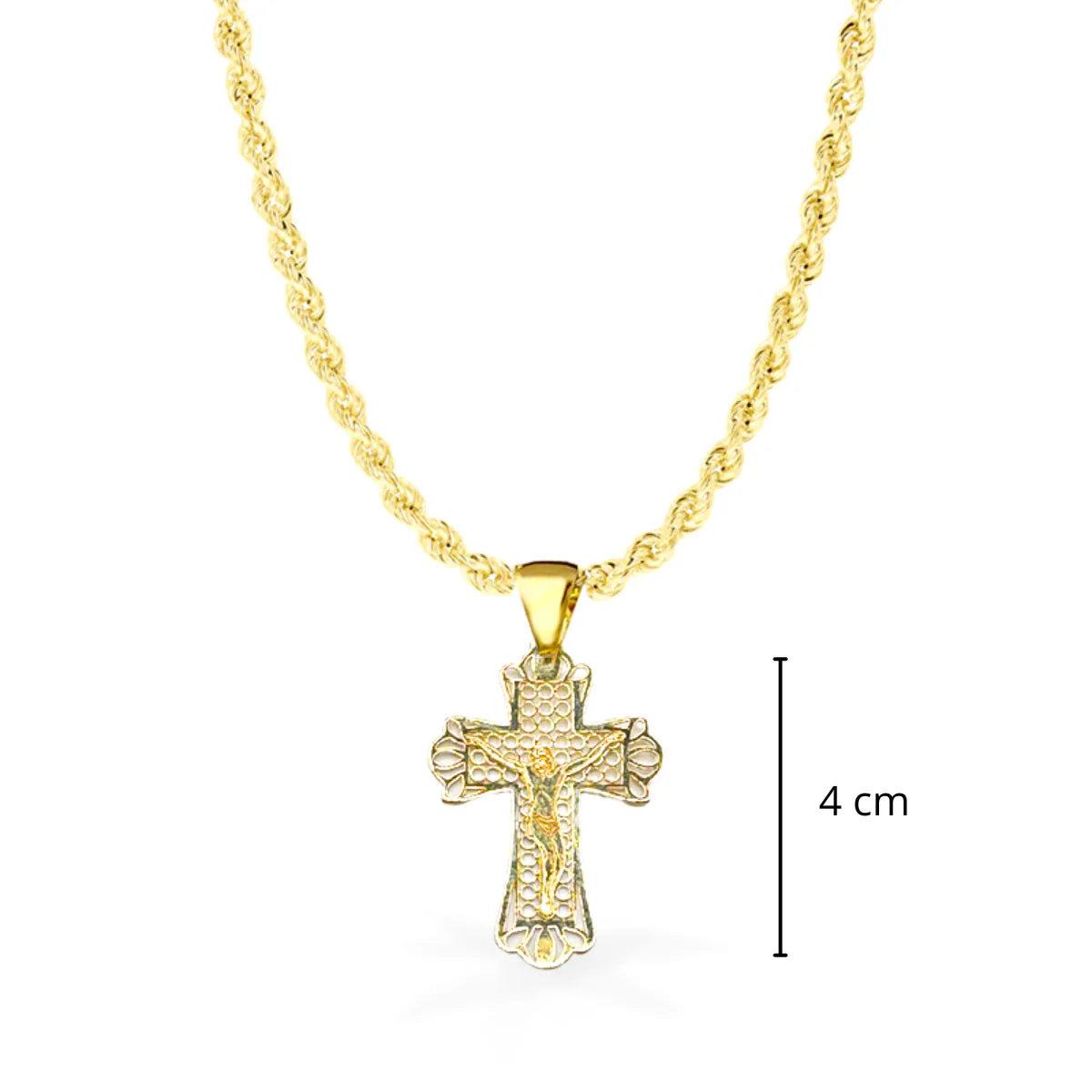 Collana con Croce Moderna stilizzata in Oro18kt - 2025