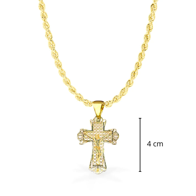 Collana con Croce Moderna stilizzata in Oro18kt - 2025