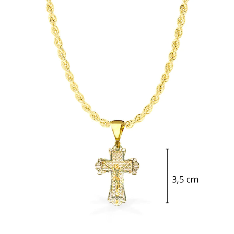 Collana con Croce Moderna stilizzata in Oro18kt - 2025