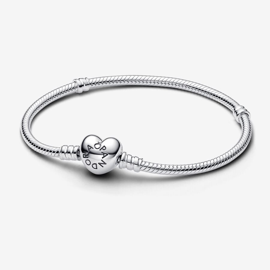 Bracciale Moments con Chiusura a Cuore