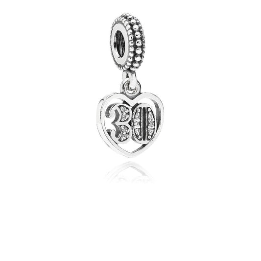 Charm con Pendente 30 Anni d’Amore