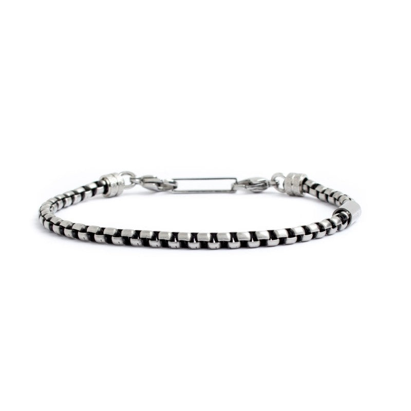 MARLU- Bracciale catena box rounded 4mm