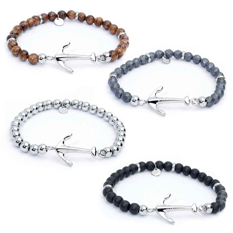 MARLU- Bracciale elastico con ancora