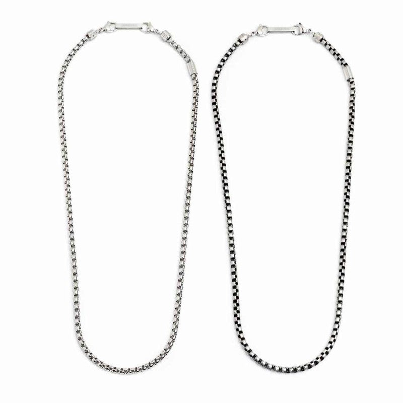 MARLU- Collana catena box rounded 4mm
