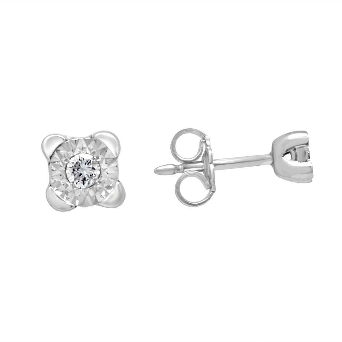 FALCO GIOIELLI - Orecchini Punto Luce in Oro Bianco 18 kt Falco Gioielli