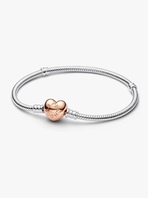 Pandora-Bracciale Moments con Chiusura a Cuore