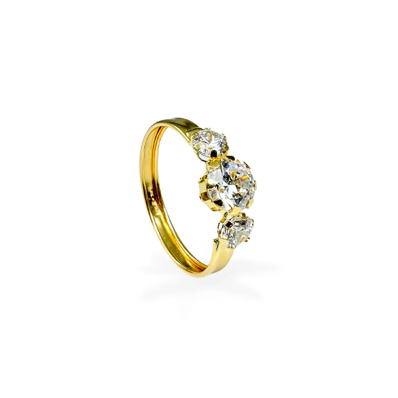 FALCO GIOIELLI - Anello Triade in Oro - Oro18kt - 1,5 gr.