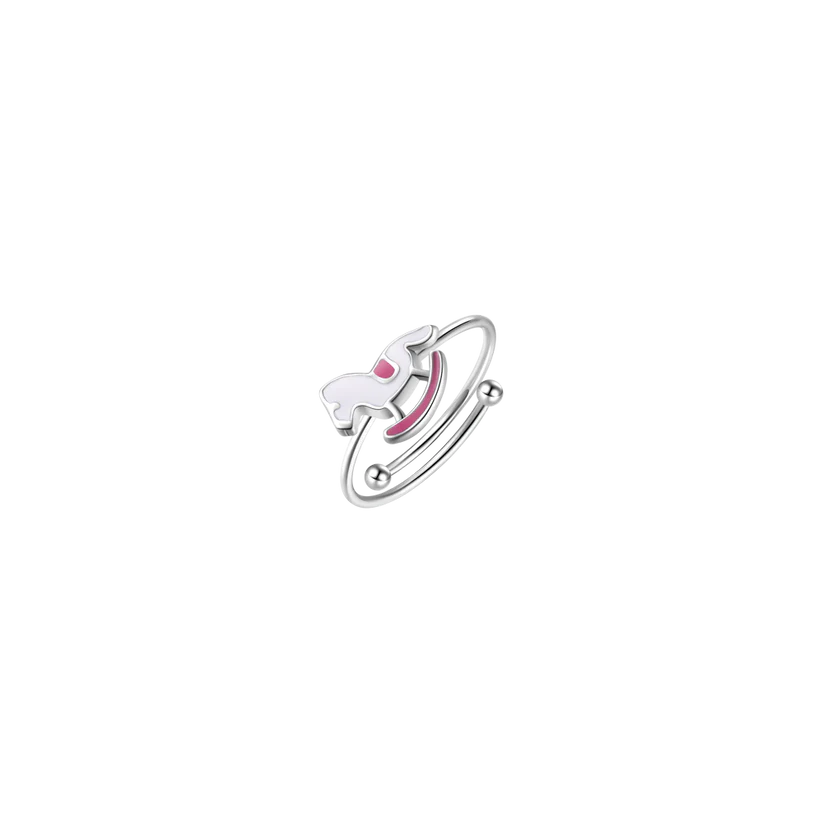 LUCA BARRA-Anello CAVALLO A DONDOLO