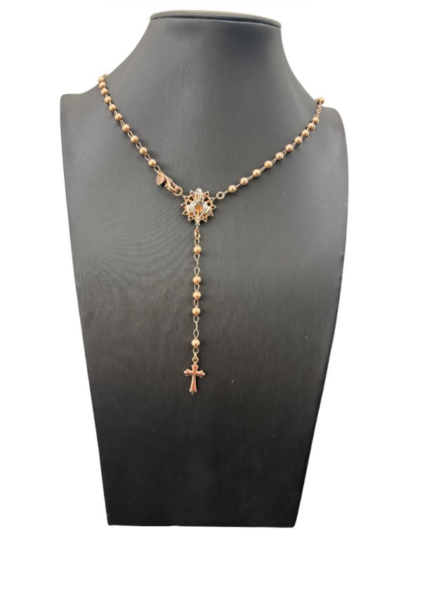 PREZIOSI ARGENTO 925 -  COLLANA ROSARIO IN ARGENTO 925