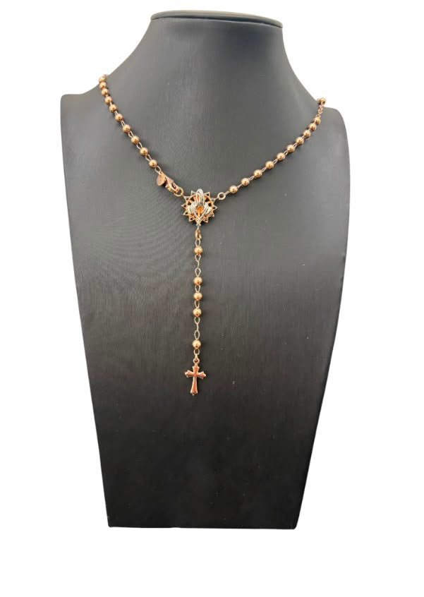PREZIOSI ARGENTO 925 -  COLLANA ROSARIO IN ARGENTO 925