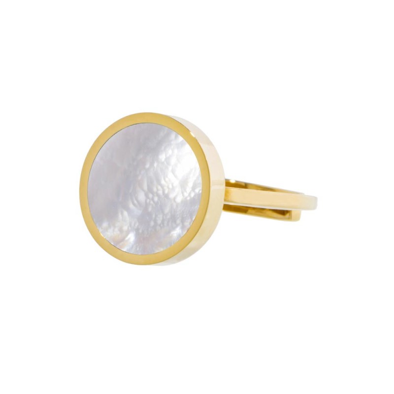 MARLU- Anello con madreperla 14mm