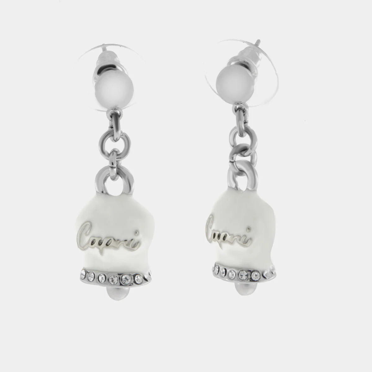 By Simon-Orecchini in Metallo con campanella bianca scritta capri